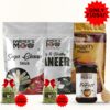 Combo Pack of 4 (1Kg Chaap, 1Kg Paneer, 500g Wild Forest Honey & 1Kg Jaggery Powder) Best Offer