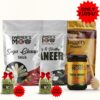 Combo Pack of 4 (1Kg Chaap, 1Kg Paneer, 500g Tulsi Honey & 1Kg Jaggery Powder) Best Offer