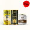 Combo Pack of 3 (500ml Coconut Oil, 1Ltr Groundnut Oil & 1Ltr Mustard Oil) Best Offer (Pack of 3)